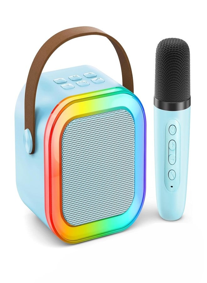 Kidology Rechargeable Mini Karaoke with Mic for Boys & Girls Age 0-3 Years, Wireless Portable Bluetooth Speaker with Microphone, LED Lights, Kids Singing Toys, Birthday, Home Party (Random Color) - Image 1